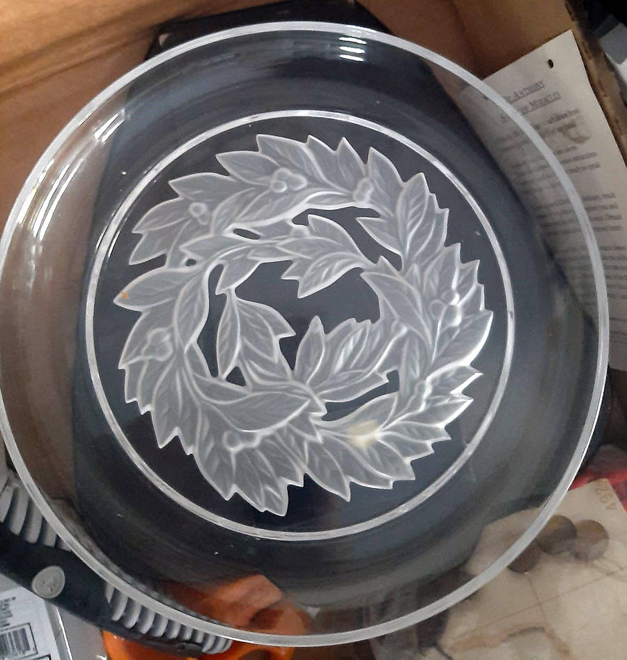 Laurel Clear 7" Salad Plate by Sasaki-1