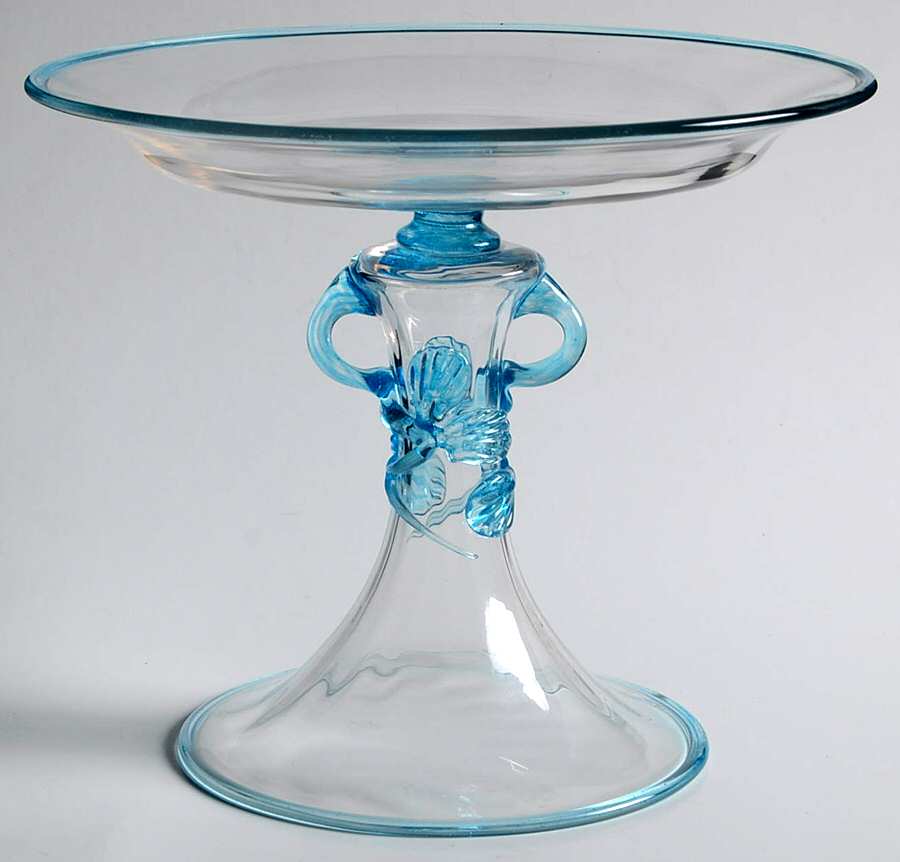 Mat Su No Ke Round Compote (Height X Width) by Steuben-1