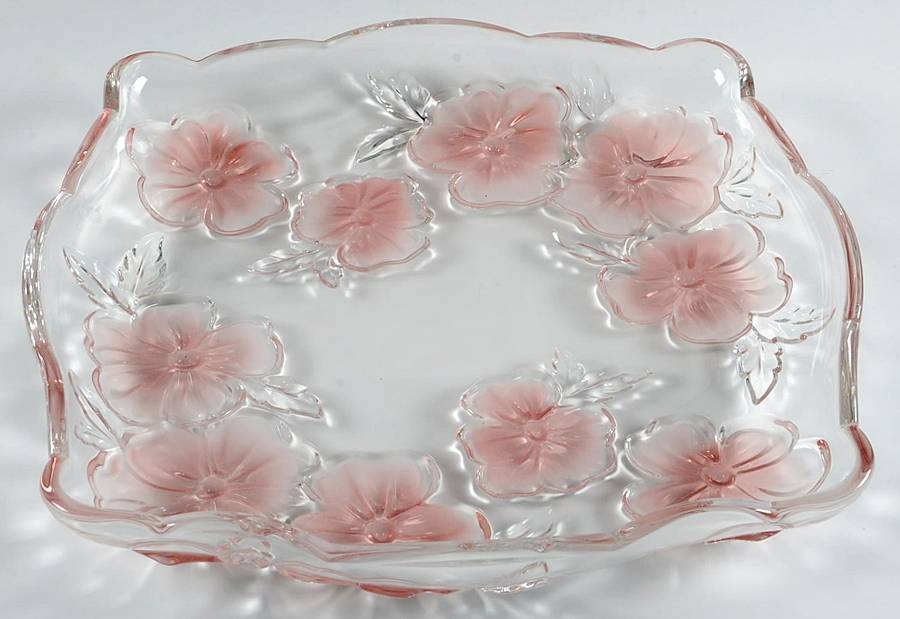 Pansy Bouquet 14" Square Platter by Studio Nova-1