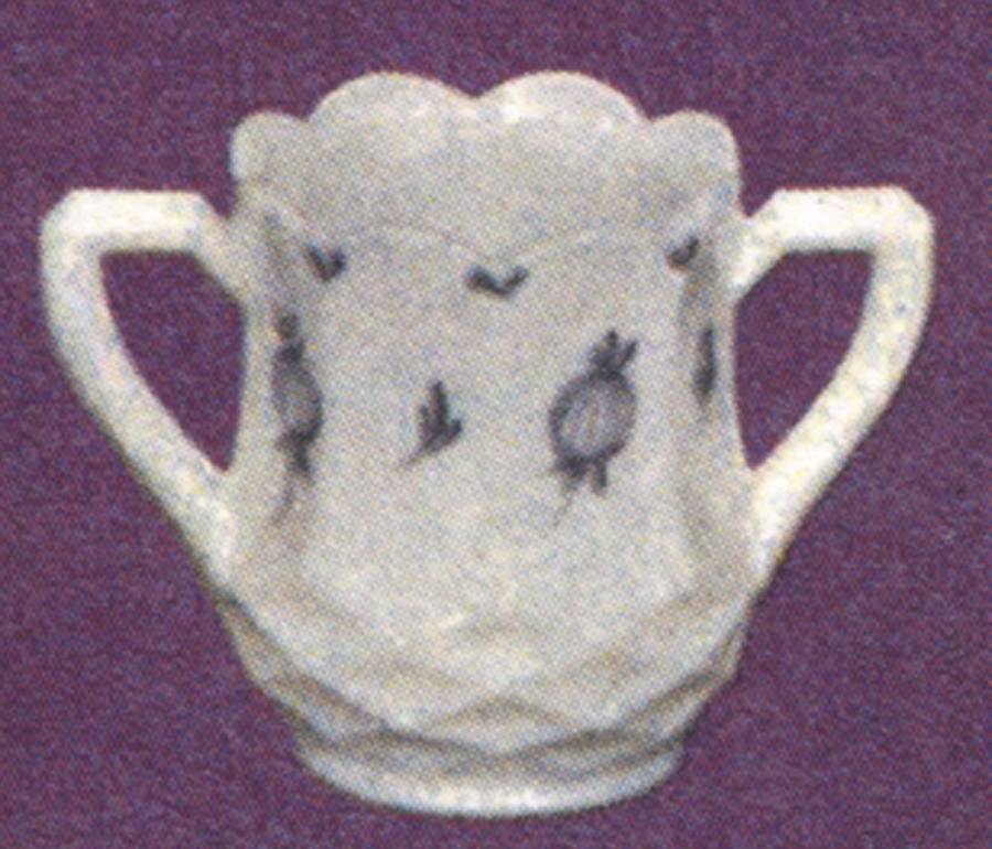 Blue Delft Open Sugar by Smith Glass -1