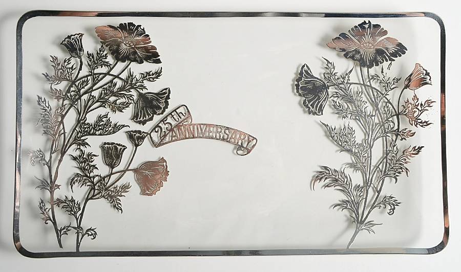 Anniversary 13" Rectangular Tray by Silver City-1