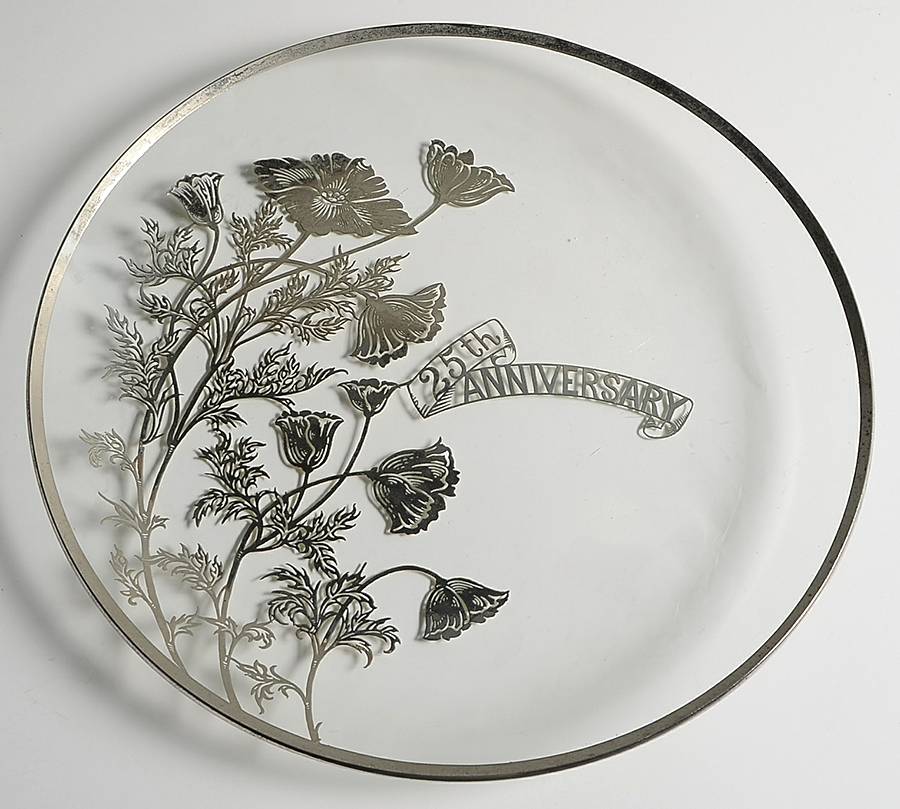 Anniversary Cake Plate by Silver City-1
