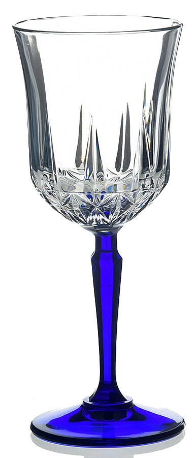American Heritage Cobalt Blue Wine Glass by St George-1