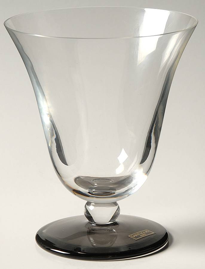 Attica Water Goblet-Gray (Grey) by St Louis-1