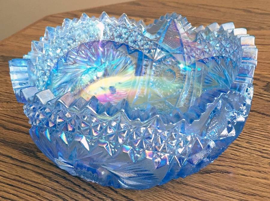 Kimberlite Lustre 7" Round Bowl by Smith Glass -1