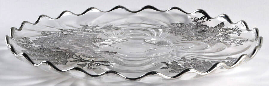 Princess Rose 11" 4-Toed Cabaret Plate by Silver City-1