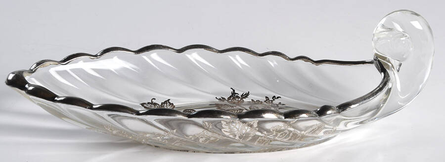 Princess Rose 9" Pickle Dish by Silver City-1