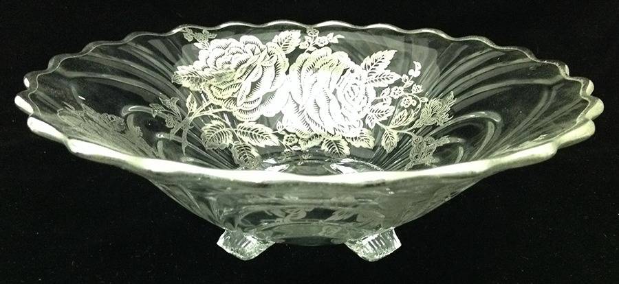 Princess Rose Four-Toed Bowl by Silver City-1