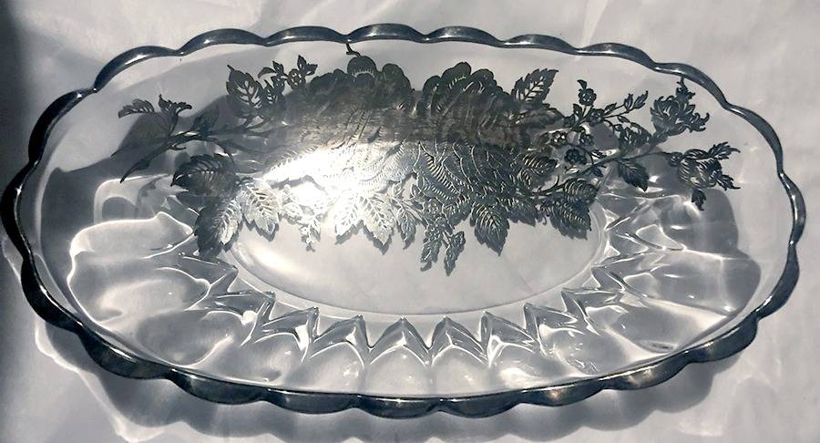 Princess Rose 11" Oval Celery by Silver City-1