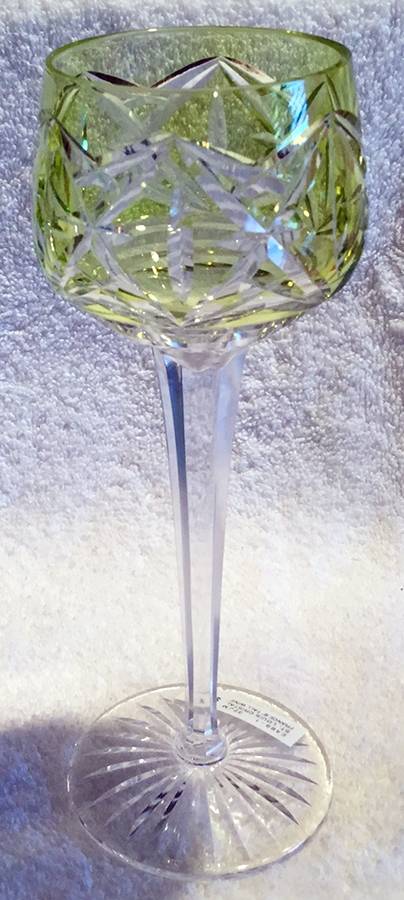 STL54 Chartreuse Wine Hock by St Louis-1