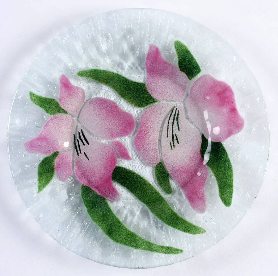 Art Glass 8" Salad Plate by Sydenstricker-1