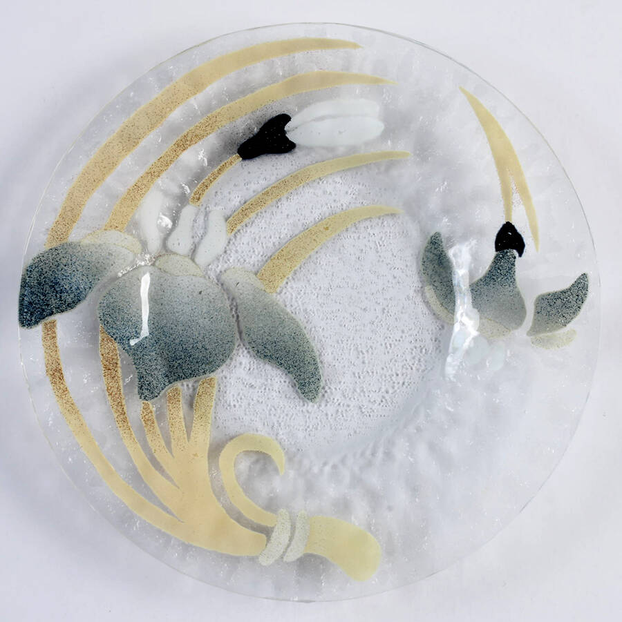 Art Glass 8" Salad Plate by Sydenstricker-1