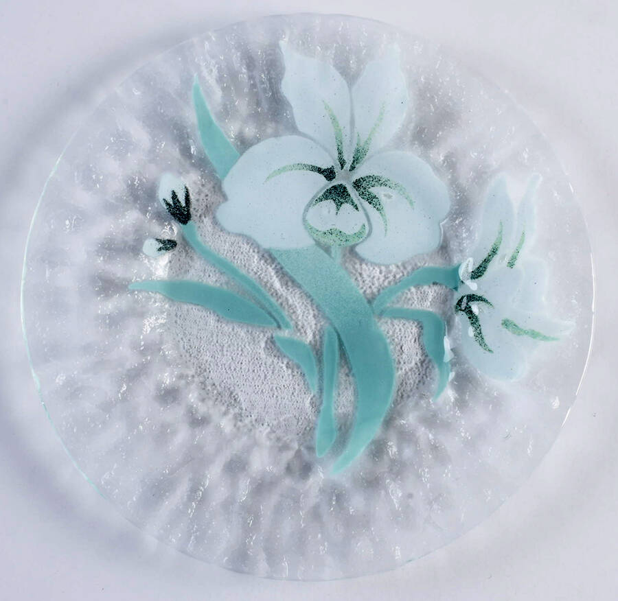 Art Glass 8" Salad Plate by Sydenstricker-1