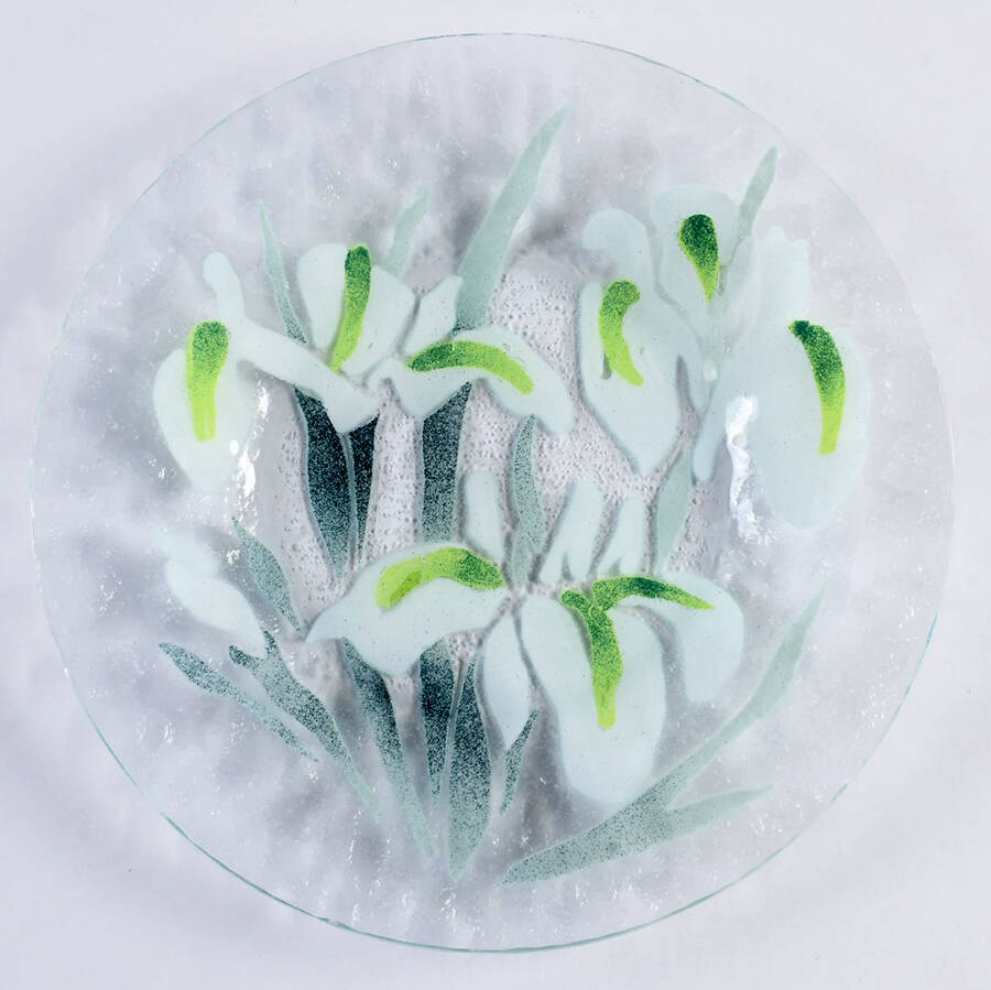 Art Glass 8" Salad Plate by Sydenstricker-1