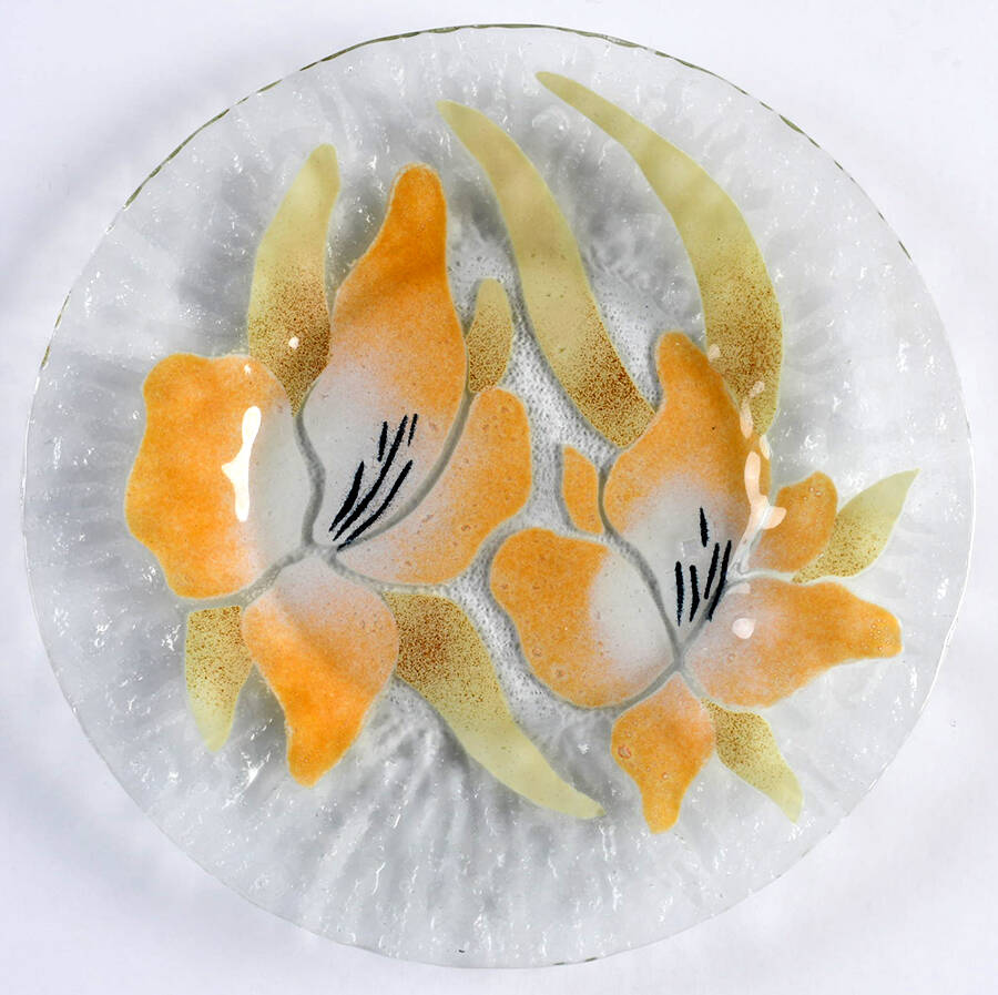 Art Glass 98" Salad Plate by Sydenstricker-1