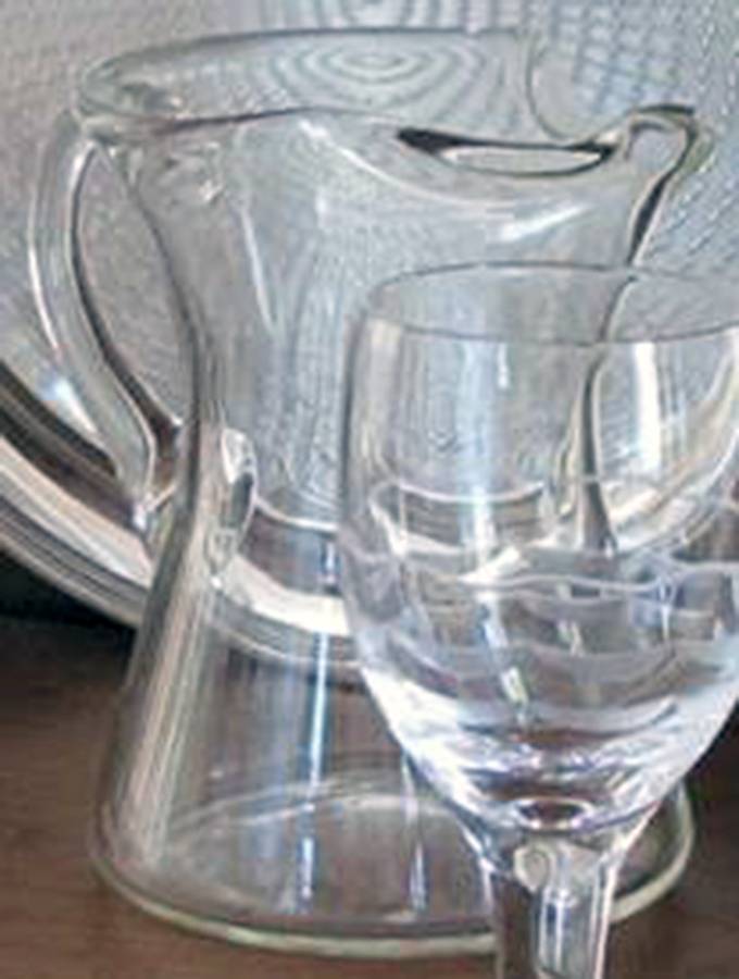 Wave Ice Lip Pitcher by Stuart-1