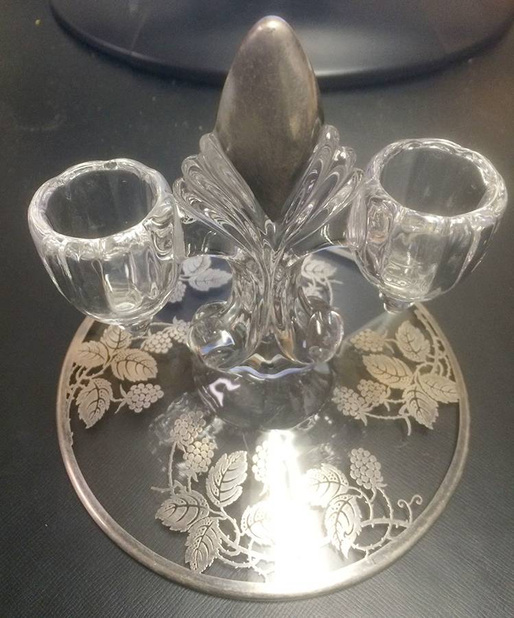 Sci16 Double Light Candlestick by Silver City-1
