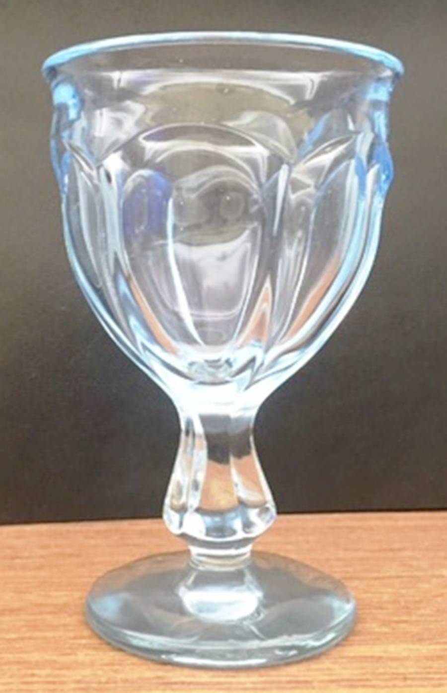 Maison Light Blue Water Goblet by Sasaki-1