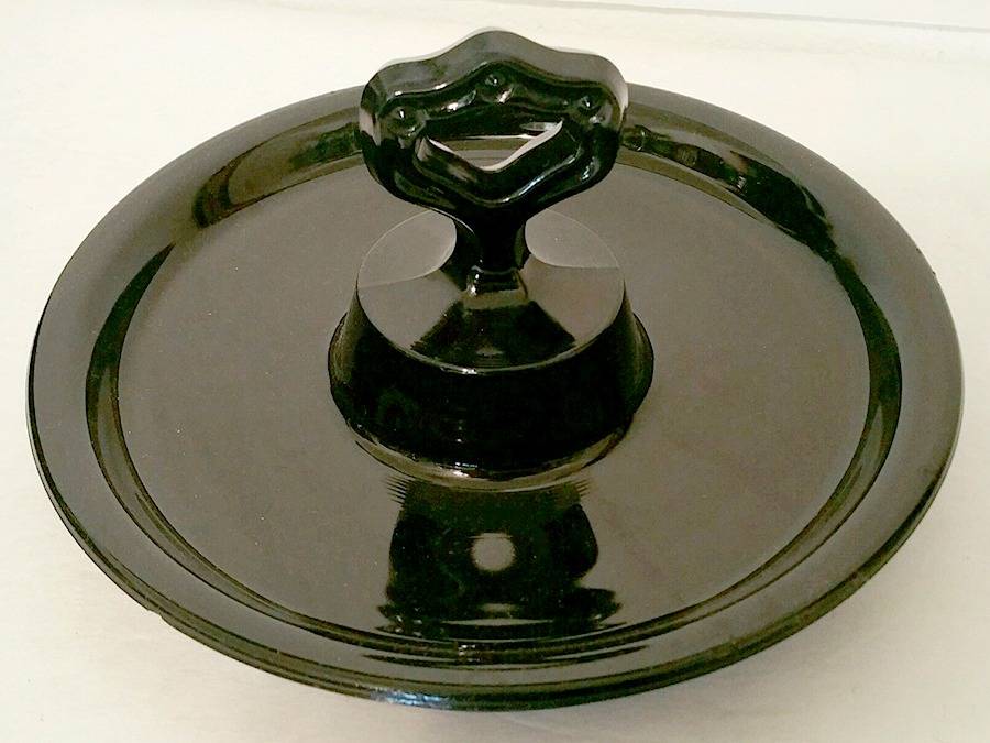 SMI21 Black Lid for Candy Box by Smith Glass -1