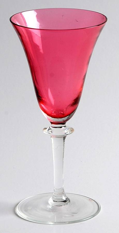 Garda Cranberry (Non Optic) Cordial Glass by F Schmidt-1