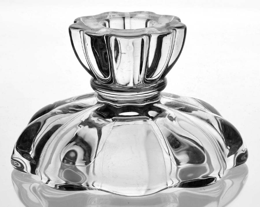 305 3" Single Light Candlestick by Smith Glass -1