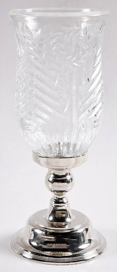 SGR6 Hurricane Lamp & Metal Base by St George-1