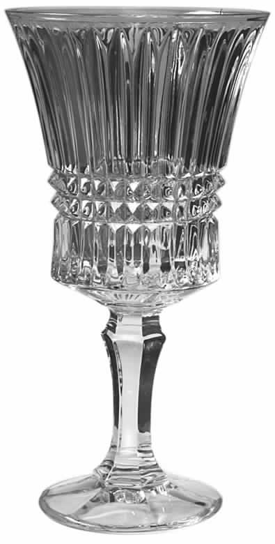Facets Water Goblet by Tiara-1