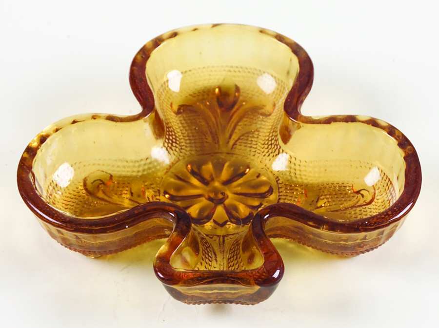 Sandwich Amber (Collection) Club Ashtray by Tiara-1