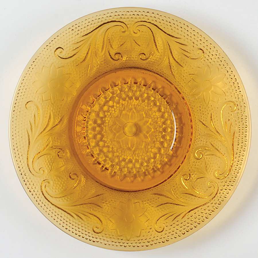 Sandwich Amber (Collection) Saucer only by Tiara-1