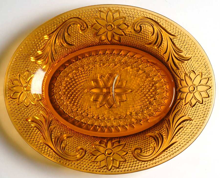 Sandwich Amber (Collection) Snack Plate No Cup by Tiara-1