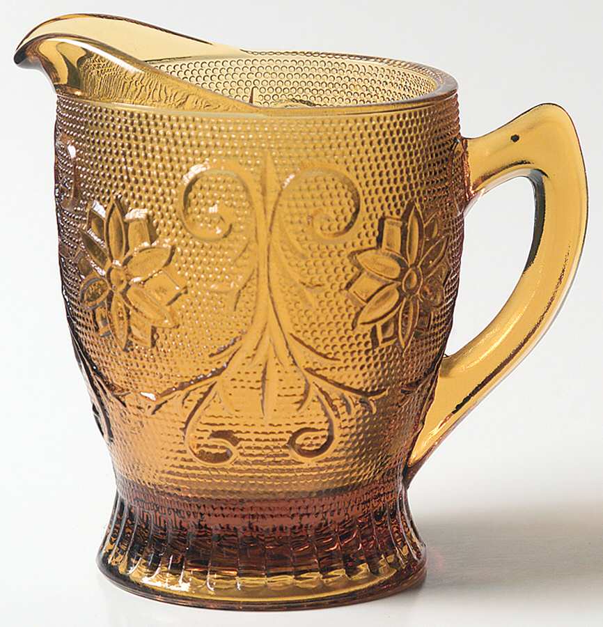 Sandwich Amber (Collection) Creamer by Tiara-1