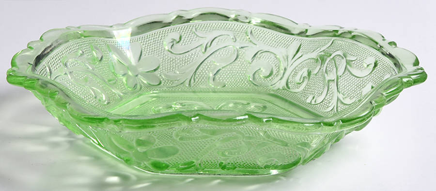 Sandwich Light Green (Chantilly Green) Hexagonal Bowl by Tiara-1