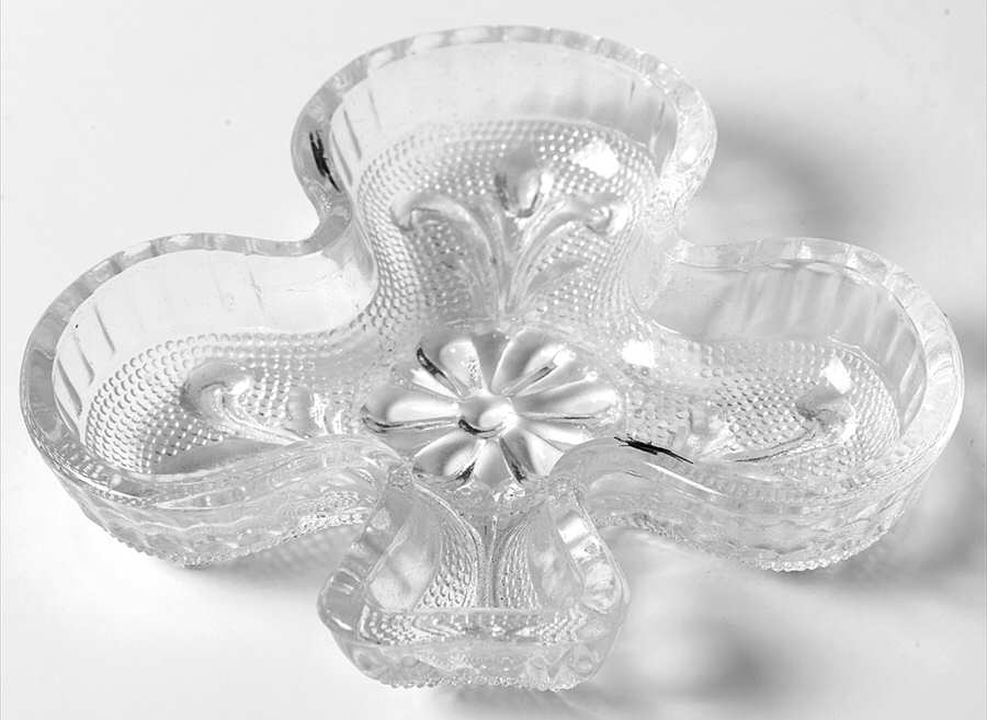 Sandwich Clear Club Ashtray by Tiara-1