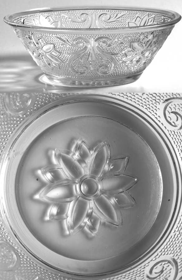 Sandwich Clear Small Fruit Dessert Bowl by Tiara-1