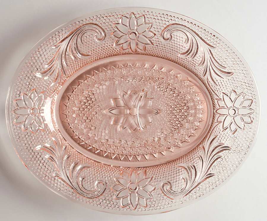 Sandwich Peach (Pink)(Collection) Snack Plate No Cup by Tiara-1