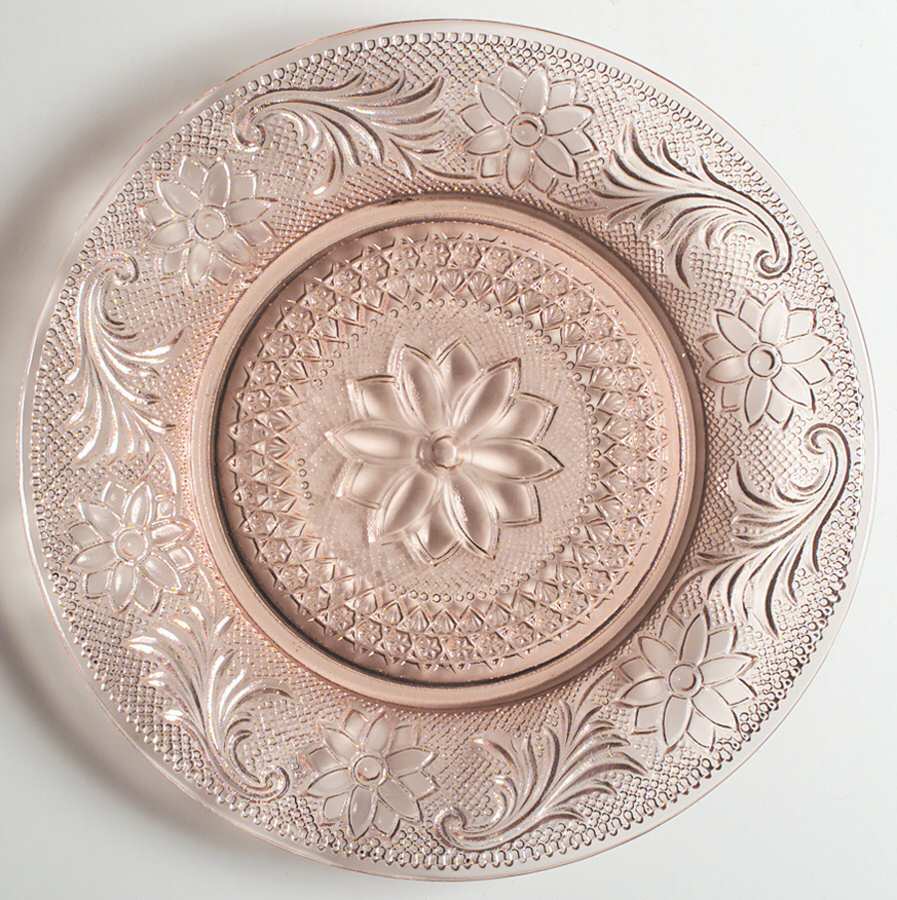 Sandwich Peach (Pink)(Collection) Luncheon Plate by Tiara-1