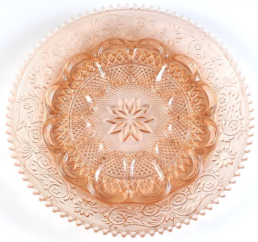 Sandwich Peach (Pink)(Collection) Deviled Egg Server by Tiara-1