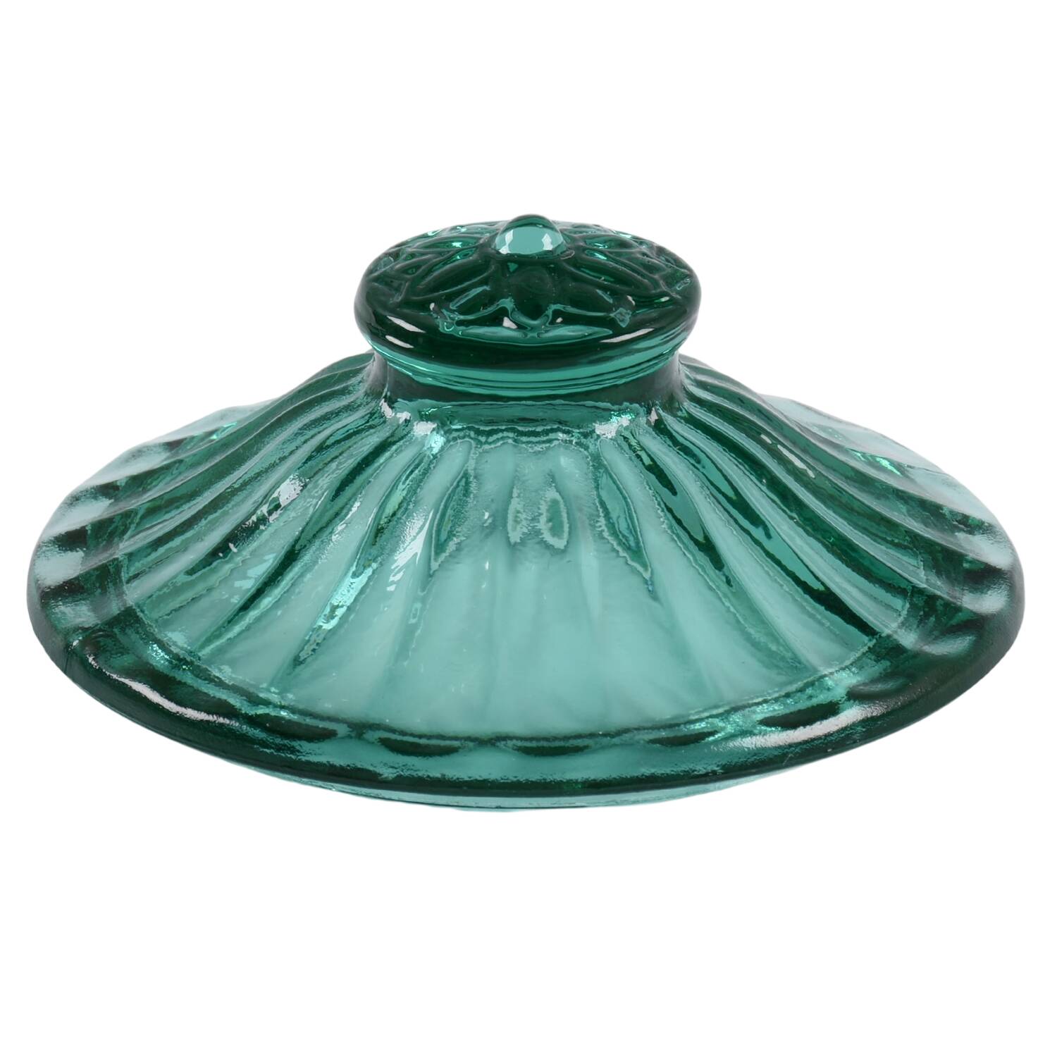 Sandwich Spruce Green(Collection) Lid for Sugar Bowl by Tiara-1