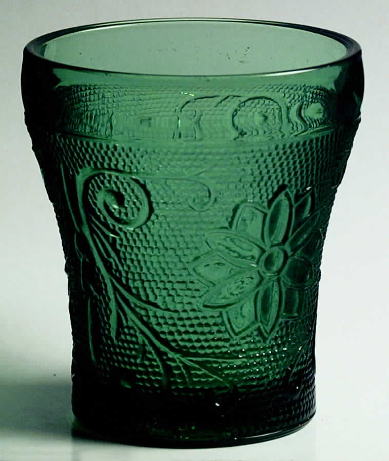 Sandwich Spruce Green(Collection) Flat Juice Glass by Tiara-1