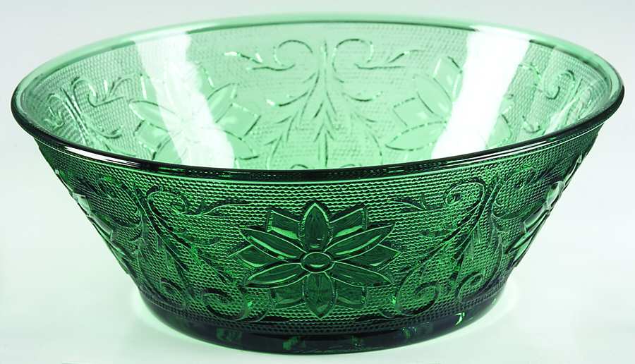 Sandwich Spruce Green(Collection) 8" Round Bowl by Tiara-1
