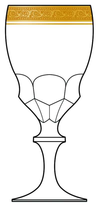 Bernadotte Minton Water Goblet by Theresienthal-1