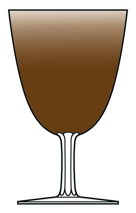 Hyde Park Brown Water Goblet by Theresienthal-1