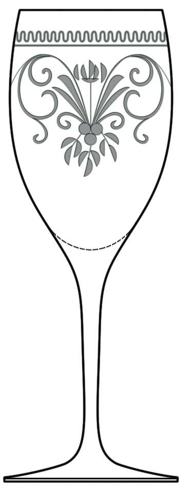 Sinfonie Water Goblet by Theresienthal-1