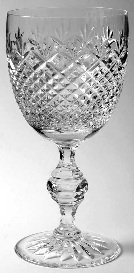 Diamond and Fan Water Goblet by Justin Tharaud-1
