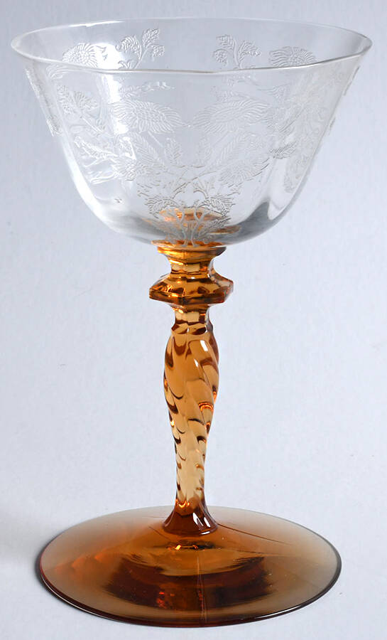 1117-1 Champagne/Tall Sherbet by Tiffin-Franciscan-1