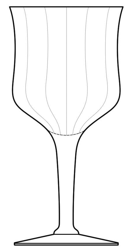 14188 Clear Water Goblet by Tiffin-Franciscan-1
