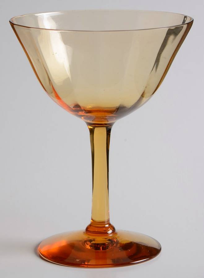 14196-Amber Champagne/Tall Sherbet by Tiffin-Franciscan-1