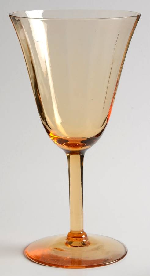 14196-Amber Water Goblet by Tiffin-Franciscan-1