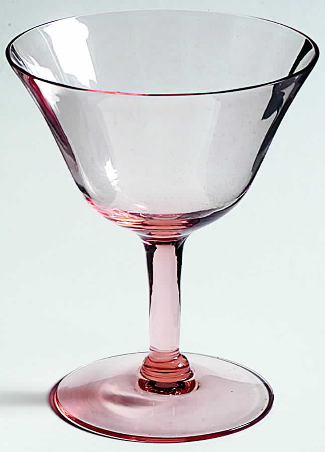 14196-Pink Low Sherbet by Tiffin-Franciscan-1