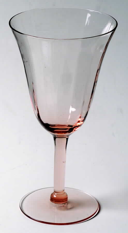 14196-Pink Water Goblet by Tiffin-Franciscan-1